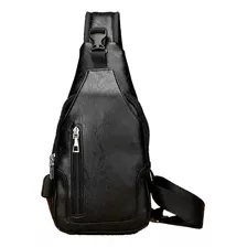 Bolso Pecho Cruzado Hombre Bandolera Hombro Anti-robo Piel 