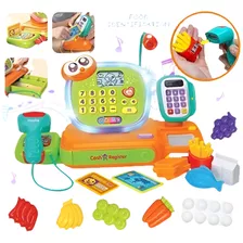 Joyin Smart Cash Register Pretend Play Cashier Con Escáner, 