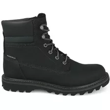 Botas Caterpillar Deplete Waterproof Punta Suave Piel Negro