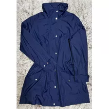 Chamarra Rompevientos Parka Ralph Lauren Azul Para Mujer Xl