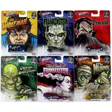 Hot Wheels Pop Culture Universal Monsters 2013 Set Completo