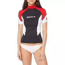 Playera Mares Mujer Lycra Manga Corta Buceo Snorkel Natación