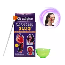 Kit Slug Machucado Falso Maquiagem Artística Completo Sangue