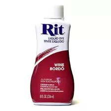 Rit Dyes Wine Liquid 8 Oz. Botella [paquete De 4 ]