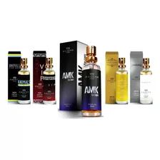 Kit 5 Melhores Perfumes Top Masculinos Amakha Paris Promoção