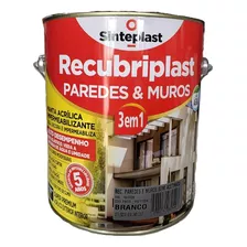 Tinta Acrílica Lavável Paredes E Muros Recubriplast 3,6 Lt