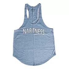 Musculosa Grey Na Fitness Gym Entrenamiento Deportiva