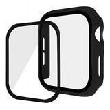 Protector Carcasa Con Vidrio Para Apple Watch Se 4 5 6 7