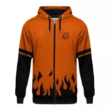 Moletom Blusa Naruto Shippuden Hokage Cosplay Animê Geek 