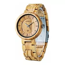 Bewell Reloj De Pulsera De Madera Para Mujer Hecho Con Mano