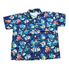 Camisa Sublimada Pokemon Tipo Agua Gastovic Anime Store