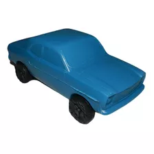 Carrinho Brinquedo Miniatura Plastico Bolha Ford Corcel Cor Azul