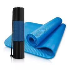 Yoga Mat Pilates Colchoneta Nbr 10 Mm Antideslizante Y Bolsa