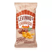 Biscoito Salgadinho Levinhos Churrasco 50g Embalagem Com 36 