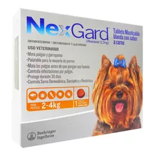 Nexgard 2-4kg Pastilla / Tableta Contra Pulgas Y Garrapatas