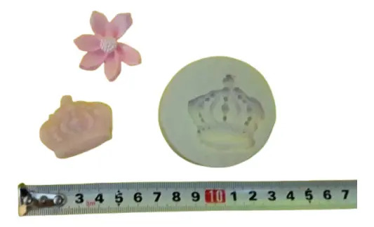  Molde  Silicona Corona Porcelana Fría Souvenirs Cup Cake