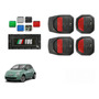 Tapetes Charola Color 3d Logo Fiat Palio Sedan 2001 A 2006