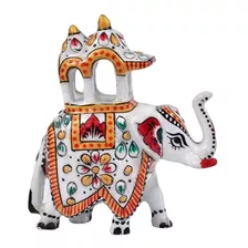Artesanía De Elefante De Cerámica Ambabari, Hecho En India 
