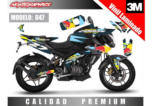 Calcomanias Pulsar Ns 200 Amaricam Cup Ns Racing Moto Gp  Foto 7