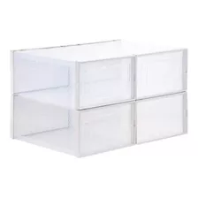Set De 4 Cajas Organizadoras Multiusos (22x12x26) Plasticas