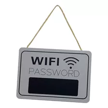 Placa Suspensa De Sinal De Senha Wi-fi, Suporte De