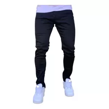 Calça Jeans Preta Modelo Slim Masculino Adulto Original