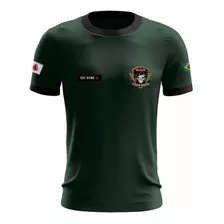 Cac Camisa Verde Atirador Premium - Brasão Bordado