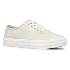 Tenis Keds Breezie Canvas Grey Original Mujer 