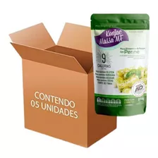 Kit 5 Macarrão Penne Zero Carboidrato Konjac Massa 270g