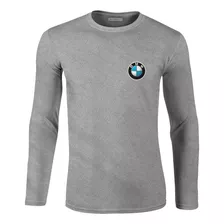 Camiseta Manga Larga Camibuso Bmw Logo Clásico Lph