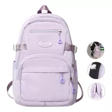 Mochila Escolar Viaje Antirobo Impermeable Moda Para Mujer