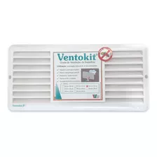 Grade De Ventilação Superfície C/tela Inseto 25x12 Ventokit