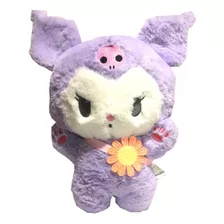 Sanrio - Peluche Kuromi 25 Cm Con Girasol - Hello Kitty