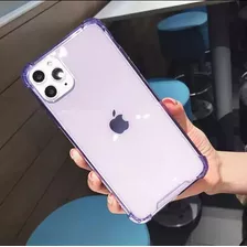 Carcasa iPhone 6g 6s Transparente De Colores Reforzada