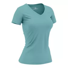 Blusa De Academia Feminina Babylook Dry Fit Com Proteção Uv