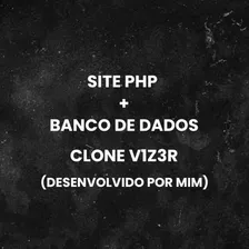 Script Php Streaming + Banco