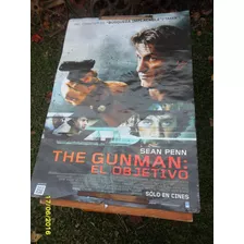 Afiche Cine Película The Gunman El Objetivo Sean Penn