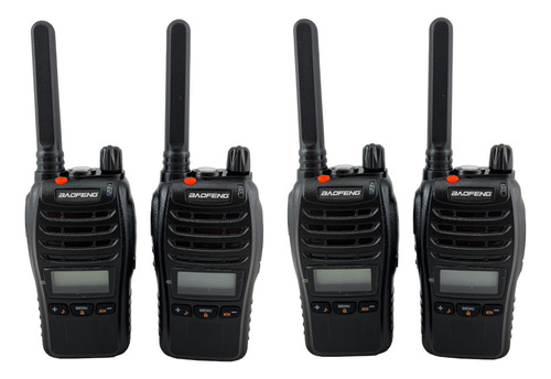 4 Radios Aubatec Bf-a88 By Baofeng Uhf Frs Gmrs Foto 4