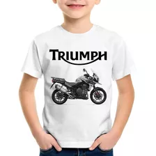 Camiseta Infantil Moto Triumph Tiger 1200 Alpine Edition