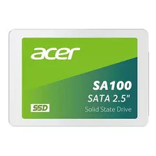 Disco Sólido Ssd 960gb Acer Sa100 Interno 560mb 2.5 Sata Color Blanco