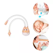 Aspirador Nasal Para Bebe Aspirador De Succión Saca Mocos Color Melón