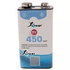 Bateria Recarregável 9v 450 Mah Knup