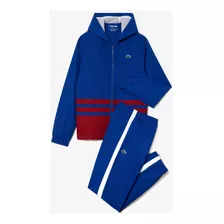 Conjunto Esportivo Tracksuit Lacoste Em Colorblock Masculino