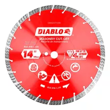 Diablo De Freud Dmadst1400, 14 Pulgadas Turbo Segmentado En