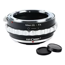 Anillo Adaptador De Objetivo Kf Concept Nikon G Fuji X ...