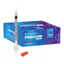 Seringa P/ Diabete P/ Idoso- 0,5ml 6mm X 0,25mm Ultrafina Pc