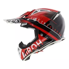 Capacete Cross Airoh Aviator Ace Amaze Red Gloss + Oculos