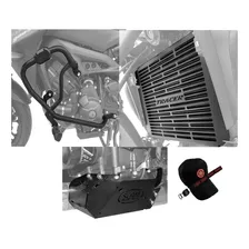 Kit Mt 09 Tracer Gt Protetor Motor Radiador Carter 2020+