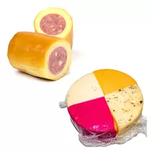 Salame Defumad/provolone + Napolitano 4 Queijos Canastra 1kg