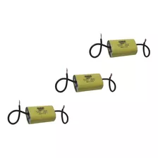 Capacitor Ventilador 3 Uf Corilux Amarillo Pack X3 